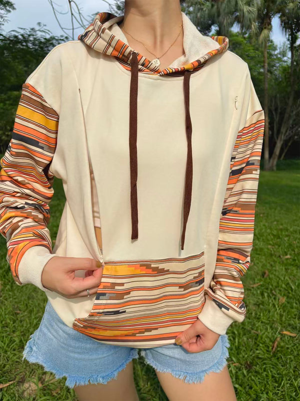 Women's Western Cozy Nursing Hoodie