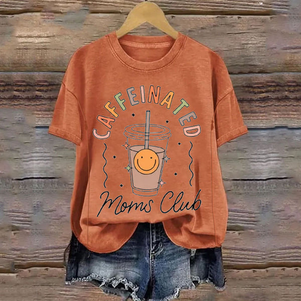 Caffeinated Moms Club  Nursing Tee