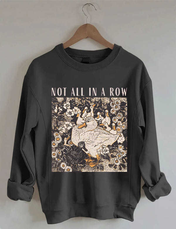 Ducks Not in A Row Breastfeeding Sweatshirt