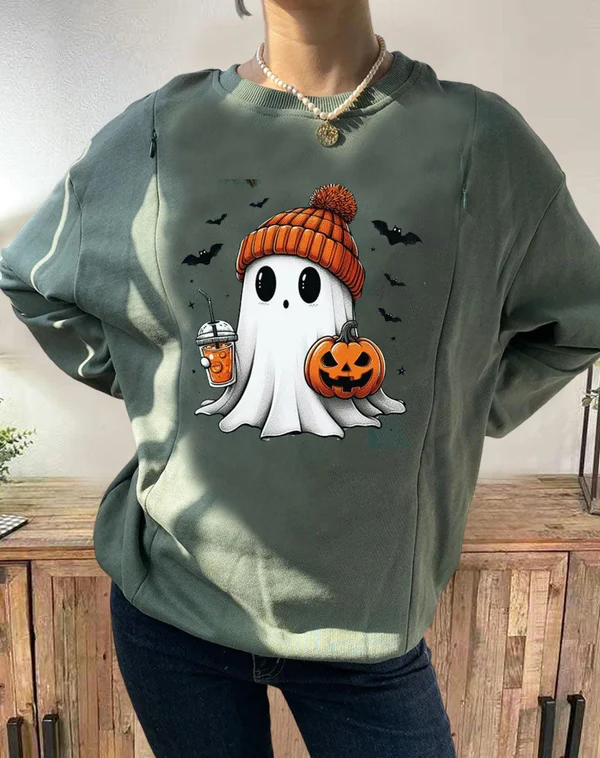 Halloween Ghost Nursing Sweatshirt