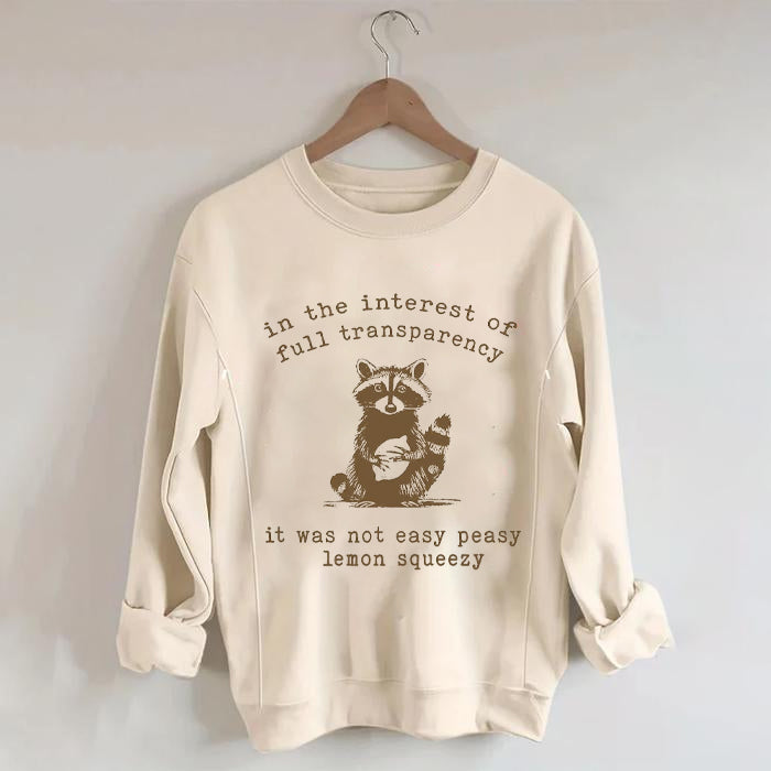 Funny Raccoon Breastfeeding Sweatshirt