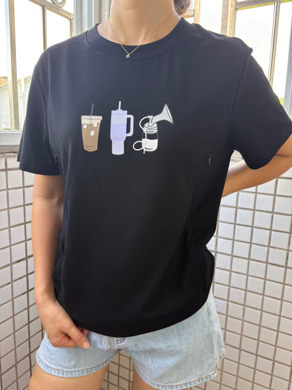 Pumping Mama Trio Nursing T-shirt