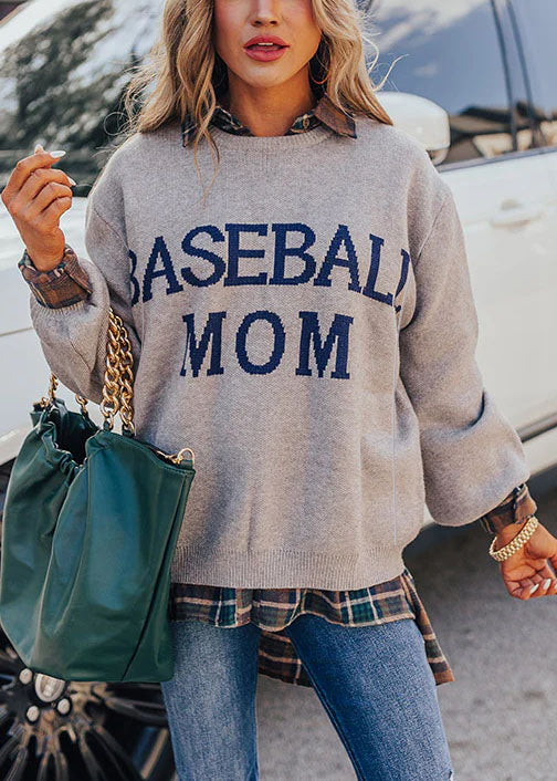 Baseball Mom Nursing Sweater