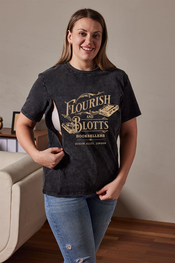 Flourish And Blotts Nursing T-shirt