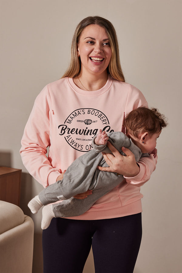 Funny Breastfeeding Nursing Crewneck Sweatshirt