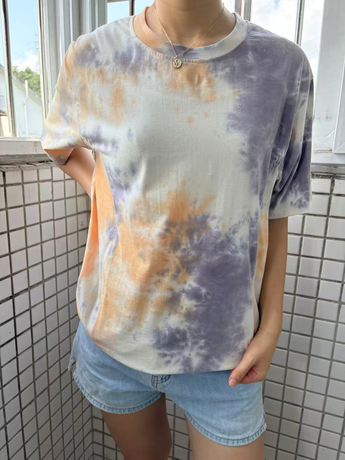 Women's Tie-Dye Nursing Tee