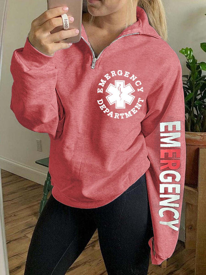 ED Emergency Department Zip Sweatshirt - Giftifymama