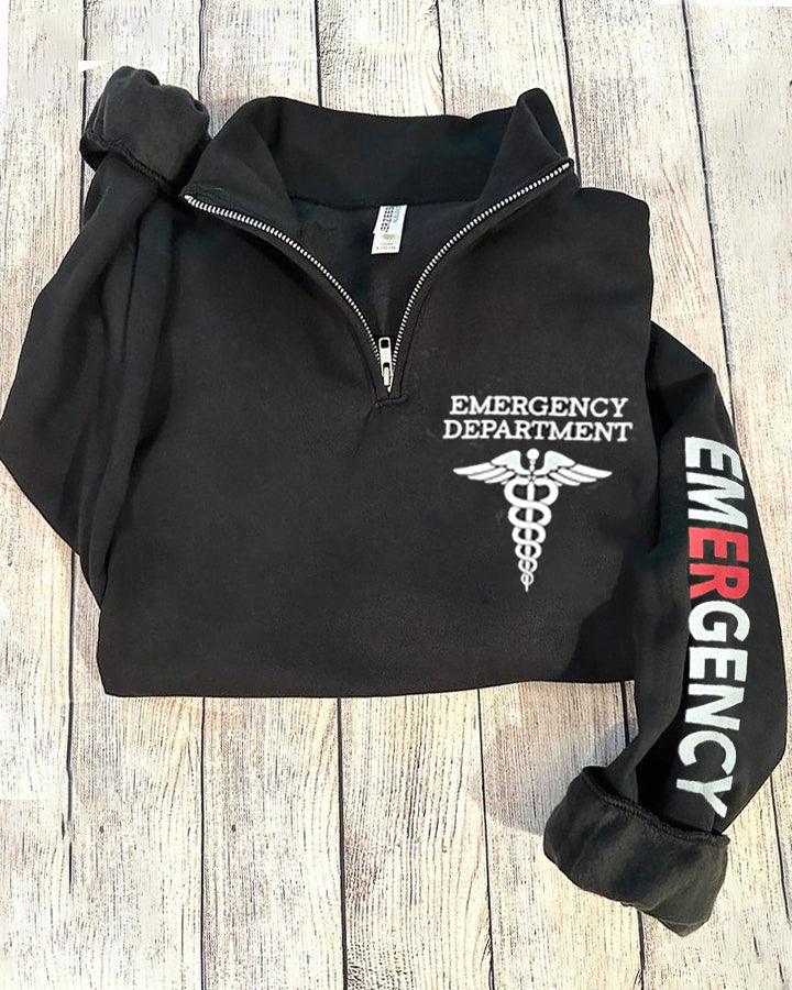 Emergency Department Zip Shirt - Giftifymama