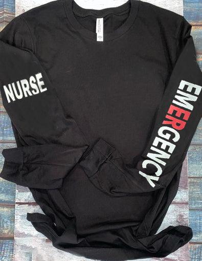 Emergency Nurse Long Sleeve Sweatshirt - Giftifymama