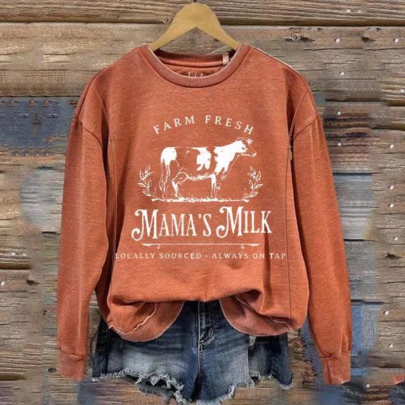 Farm Fresh Mama's Milk Breastfeeding Sweatshirt - Giftifymama