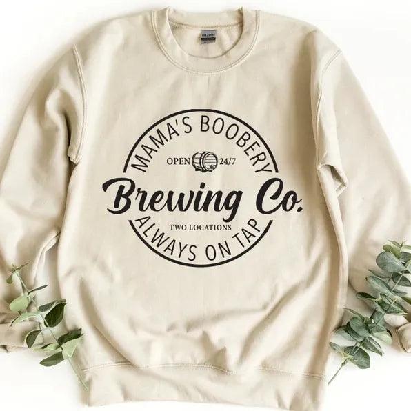 Mama's Boobery Casual Sweatshirt - Giftifymama