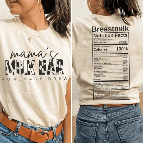 Mama's Milk Homemade Brew Breastfeeding T-shirt - Giftifymama