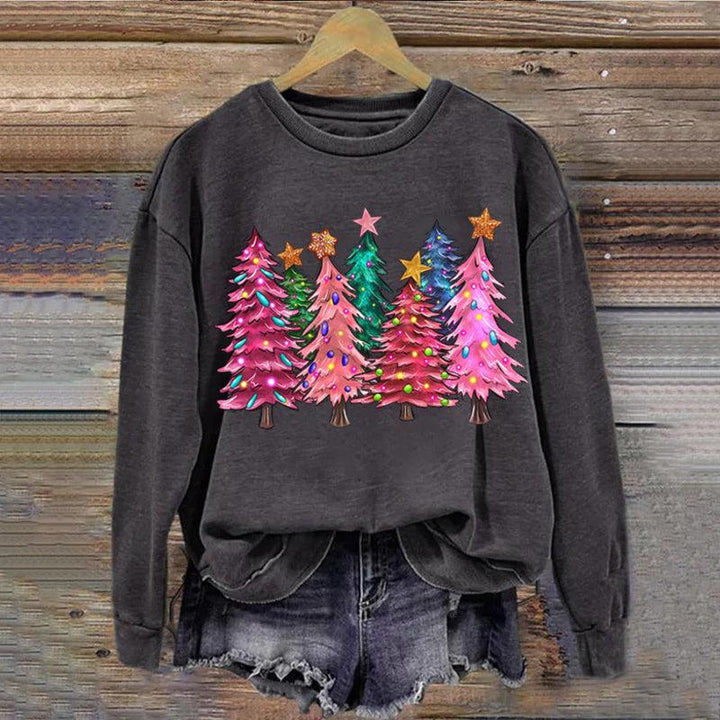 Pink Tree Christmas Sweatshirt - Giftifymama