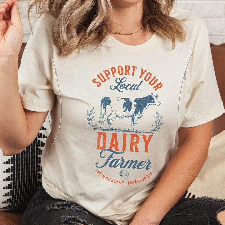 Support Your Local Farmer Breastfeeding T-shirt - Giftifymama